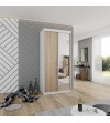 Szafa przesuwna TOP PLUS 23 z lustrem - 100cm