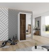 Szafa przesuwna TOP PLUS 23 z lustrem - 100cm