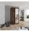 Szafa przesuwna TOP PLUS 23 z lustrem - 100cm