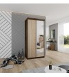 Szafa przesuwna TOP PLUS 23 z lustrem - 100cm